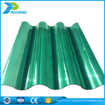 Hot sale customize clear tinted corrugated polycarbonate plastic roofing sheets